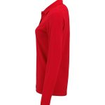 02083 SOL’S Perfect LSL Women’s Polo Red LEFT