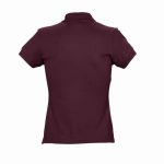 11338 SOL’S Passion Women’s Polo Burgundy BACK