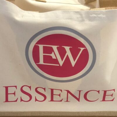 W422 Westford Mill Jute Classic Shopper - Image 2