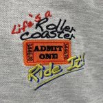 Life’s a Roller Coaster Polo Close Up