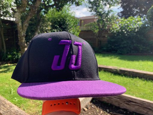 Black & Purple Fitted Hats  Black And Purple Fitted Baseball Caps