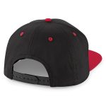 Embroidered-Contrast-Rapper-Cap-Black-ClassicRed-Back