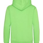 Embroidered-Kids-Hoodie-LimeGreen-Back