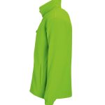 Embroidered-North-Fleece-LimeGreen-Left