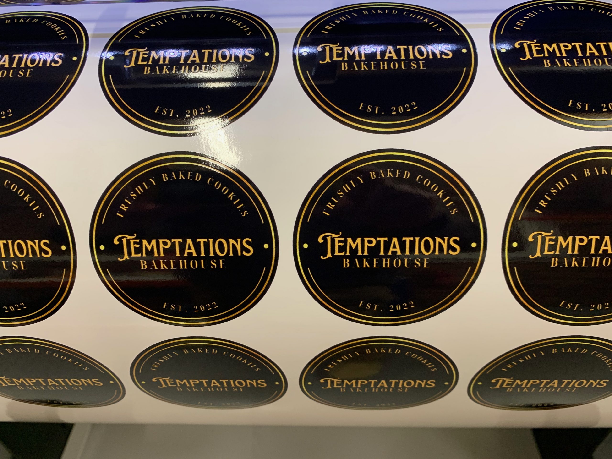 Temptations Bakehouse 75mm Stickers Close Up Scaled 